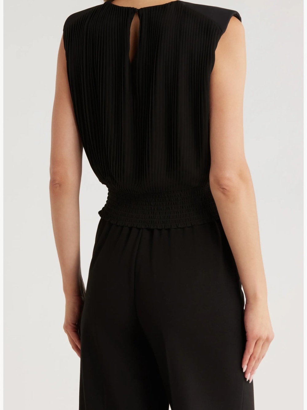 Jason Wu Pleated  Sleeveless Blouse sz M - Picture 3 of 12